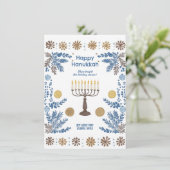 Lichtfeest Feestdagenkaart (Staand voorkant)