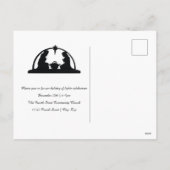 Lichtfeest Kerststal - Kerstkaart Feestdagenkaart (Achterkant)