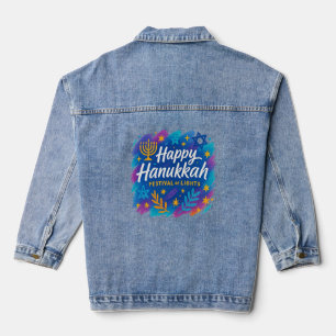 Lichtfestival Menorah Ontwerp – Dames Denim Jacket