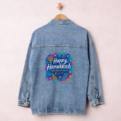 Lichtfestival Menorah Ontwerp – Dames Denim Jacket (Hangar)
