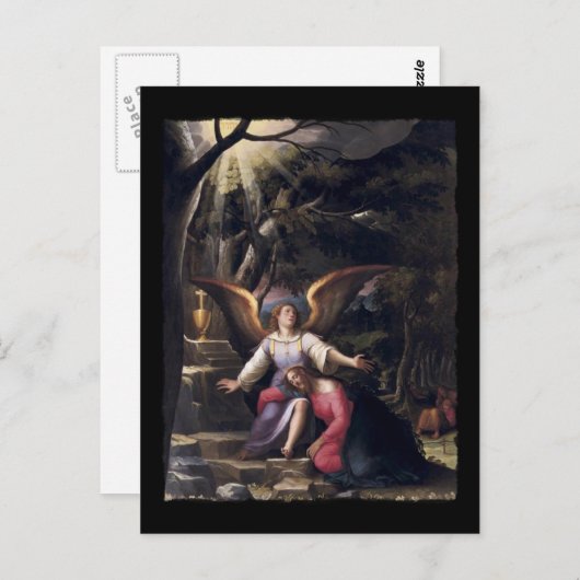 Lichtfilters omlaag in Gethsemane Briefkaart (Voorkant / Achterkant)