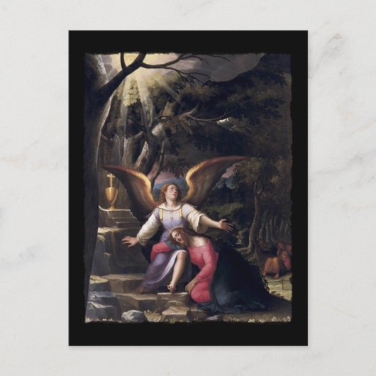 Lichtfilters omlaag in Gethsemane Briefkaart (Voorkant)