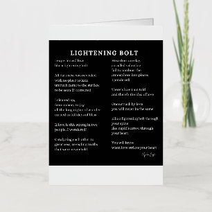 Lichtflits liefdesgedicht poëzie folie wenskaart