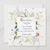 Lichtfloraal bespaart de datum kaart (Voorkant)