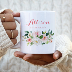 Lichtfloreel Bridesmaid Aangepast Tweekleurige Koffiemok