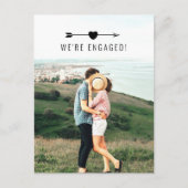 Lichtfoto | Aankondiging Verloving | BRIEFKAART (Voorkant)