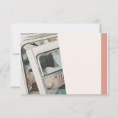 Lichtfoto van het Beach Weddenschap Bedankkaart (Achterkant)