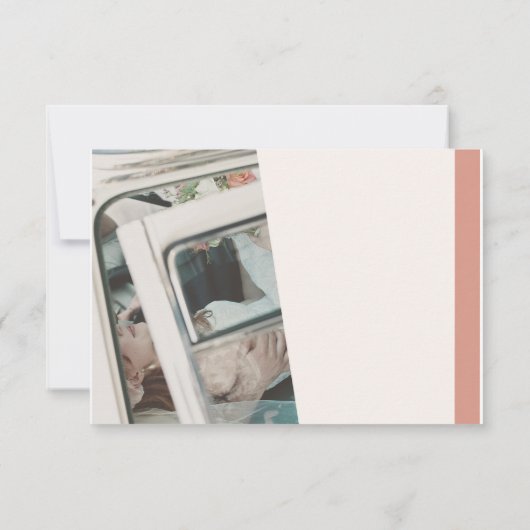 Lichtfoto van het Beach Weddenschap Bedankkaart (Achterkant)