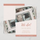 Lichtfoto van het Beach Weddenschap Bedankkaart (Voorkant / Achterkant)