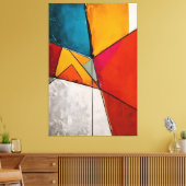 Lichtfragmenten Canvas Afdruk (Insitu (Woonkamer))