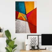 Lichtfragmenten Poster (Thuiskantoor)