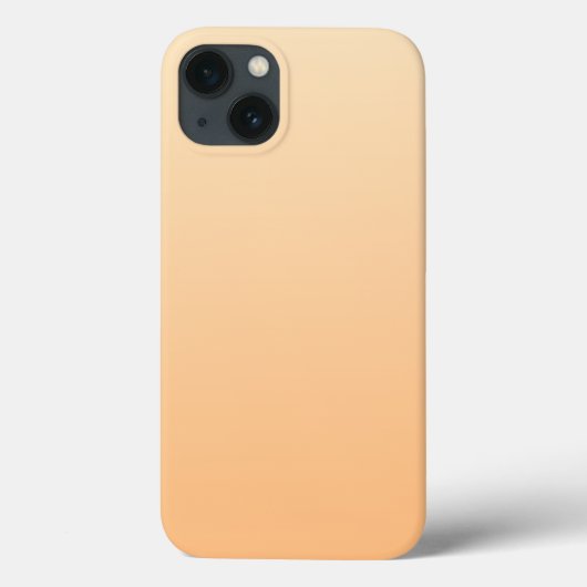 Lichtgeel en Oranje kleurverloop Case-Mate iPhone Case (Achterkant)