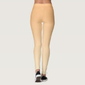 Lichtgeel en Oranje kleurverloop Leggings (Achterkant)