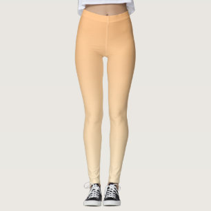 Lichtgeel en Oranje kleurverloop Leggings