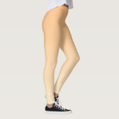 Lichtgeel en Oranje kleurverloop Leggings (Rechts)