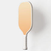 Lichtgeel en Oranje kleurverloop Pickleball Paddle (Links)