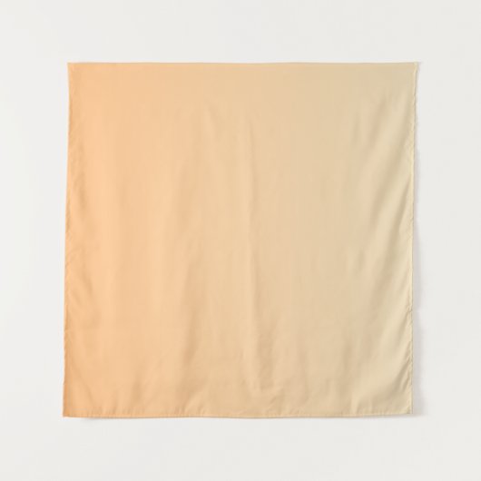 Lichtgeel en Oranje kleurverloop Wandkleed (Voorkant (horizontaal))