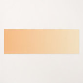 Lichtgeel en Oranje kleurverloop Yogamat (Voorkant (horizontaal))