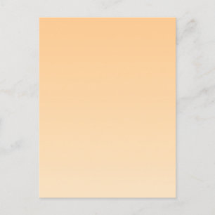 Lichtgeel en Oranje verloop Briefkaart