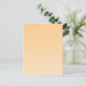 Lichtgeel en Oranje verloop Briefkaart (Staand voorkant)