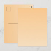 Lichtgeel en Oranje verloop Briefkaart (Voorkant / Achterkant)