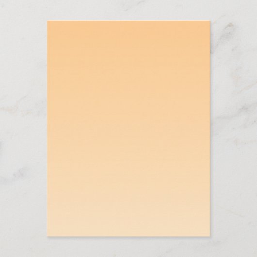 Lichtgeel en Oranje verloop Briefkaart (Voorkant)