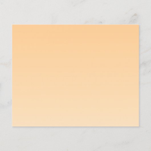 Lichtgeel en Oranje verloop Flyer (Achterkant)