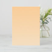 Lichtgeel en Oranje verloop Kaart (Staand voorkant)