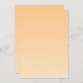 Lichtgeel en Oranje verloop Kaart (Voorkant / Achterkant)