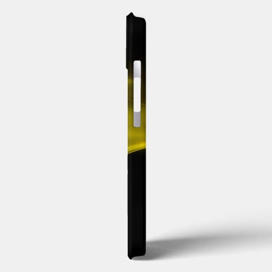 LICHTGEEL FRACTALE ROOS Case-Mate iPhone CASE (Achterkant / Links)