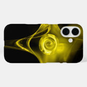 LICHTGEEL FRACTALE ROOS Case-Mate iPhone CASE (Achterkant (horizontaal))