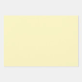 Lichtgeel geruite patroon met bijpassende gele inpakpapier vel (Voorkant 3)