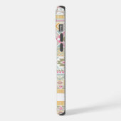  Lichtgeel Groen Roze Blauw Aztec iPhone Hoesje (Linkerkant)