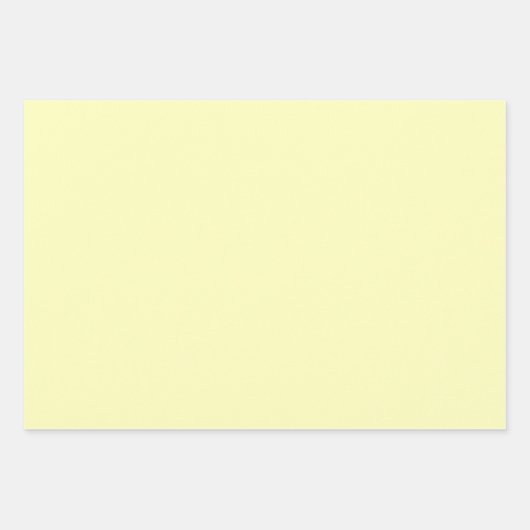 Lichtgeel Inpakpapier Vel (Voorkant 3)