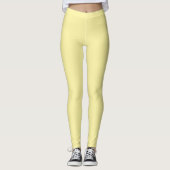 Lichtgeel Leggings (Voorkant)