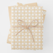 Lichtgeel lentepatroon & stevig inpakpapier (In situ)