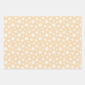 Lichtgeel lentepatroon & stevig inpakpapier vel (Voorkant 2)