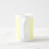 Lichtgeel Porselein Kop (Achterkant)