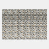 Lichtgekleurde bakstenen muur inpakpapier vel (Voorkant 3)