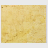 lichtgele abstracte getextureerde pleister op de w cadeaupapier (Vlak)