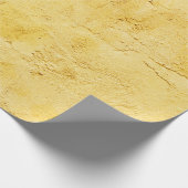 lichtgele abstracte getextureerde pleister op de w cadeaupapier (Hoek)