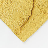 lichtgele abstracte getextureerde pleister op de w fleece deken (Hoek)