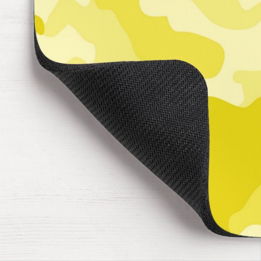 Lichtgele Camo Mousepad Muismat (Hoek)