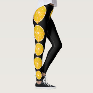 lichtgele citroensleep leggings