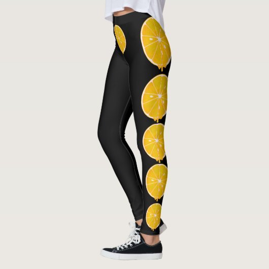 lichtgele citroensleep leggings (Links)