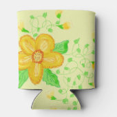 Lichtgele Designer Wedding Drink Houder Blikjeskoeler (Achterkant)