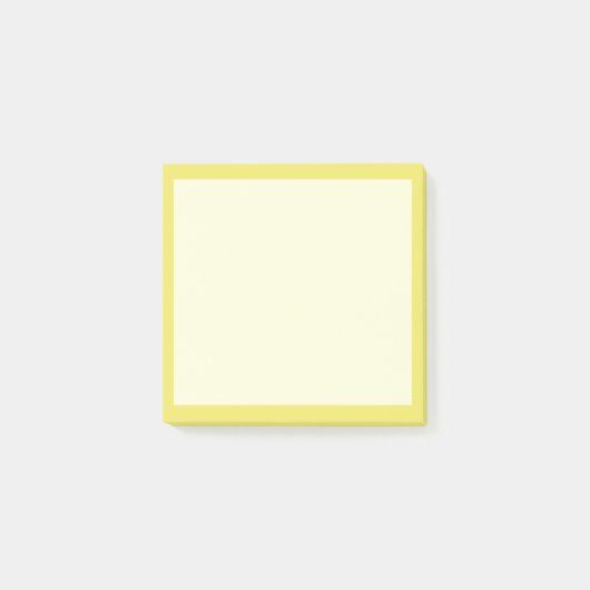 Lichtgele effen post-it® notes (Voorkant)