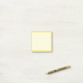 Lichtgele effen post-it® notes (Op bureau)