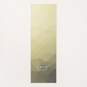 Lichtgele grijze maaswijdte Monogram Yogamat (Voorkant)