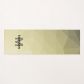 Lichtgele grijze maaswijdte Monogram Yogamat (Voorkant (horizontaal))